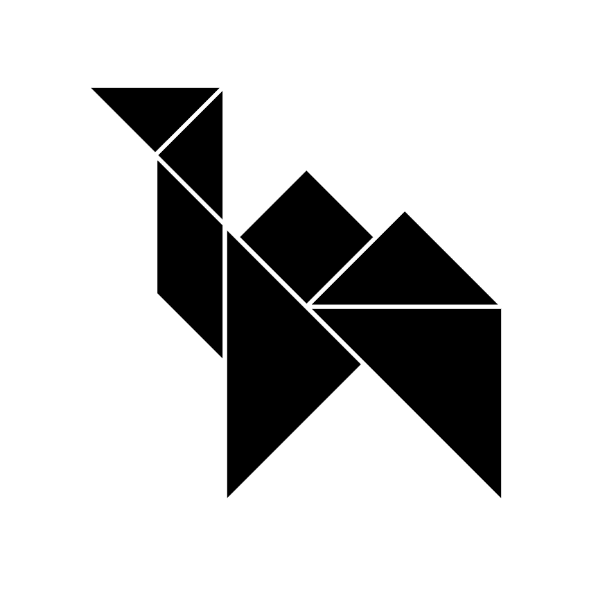 Camello Tangram Solución