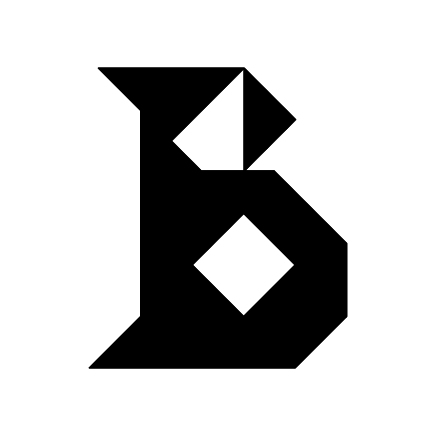 Letra B Tangram
