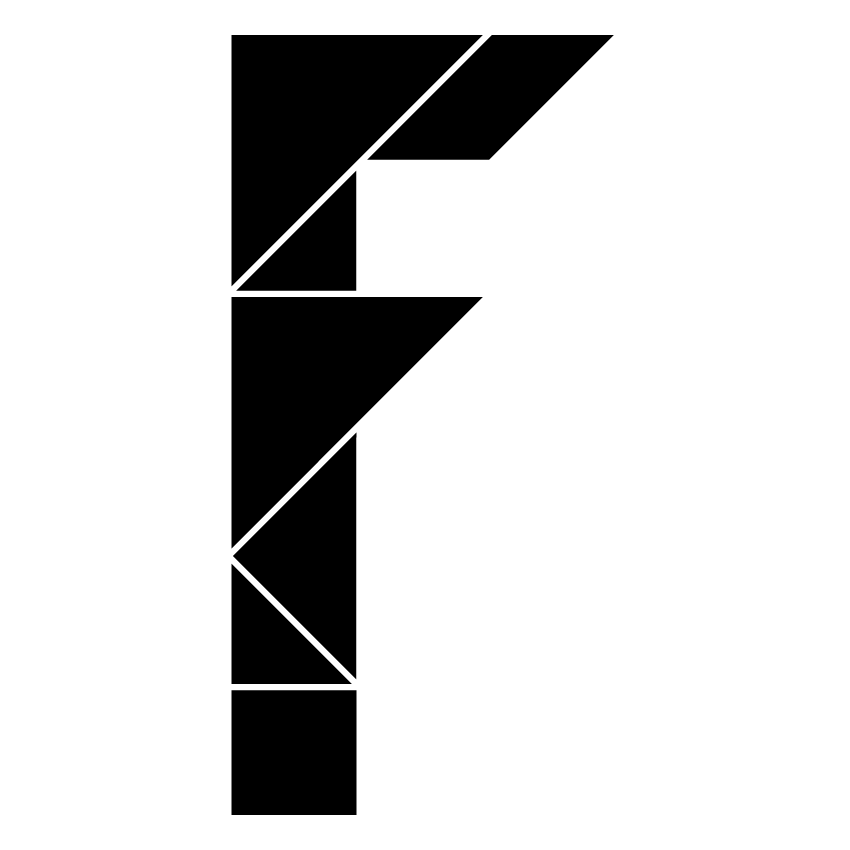 Letra F Tangram Solución