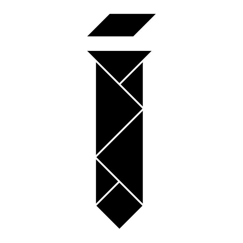 Letra J Tangram Solución