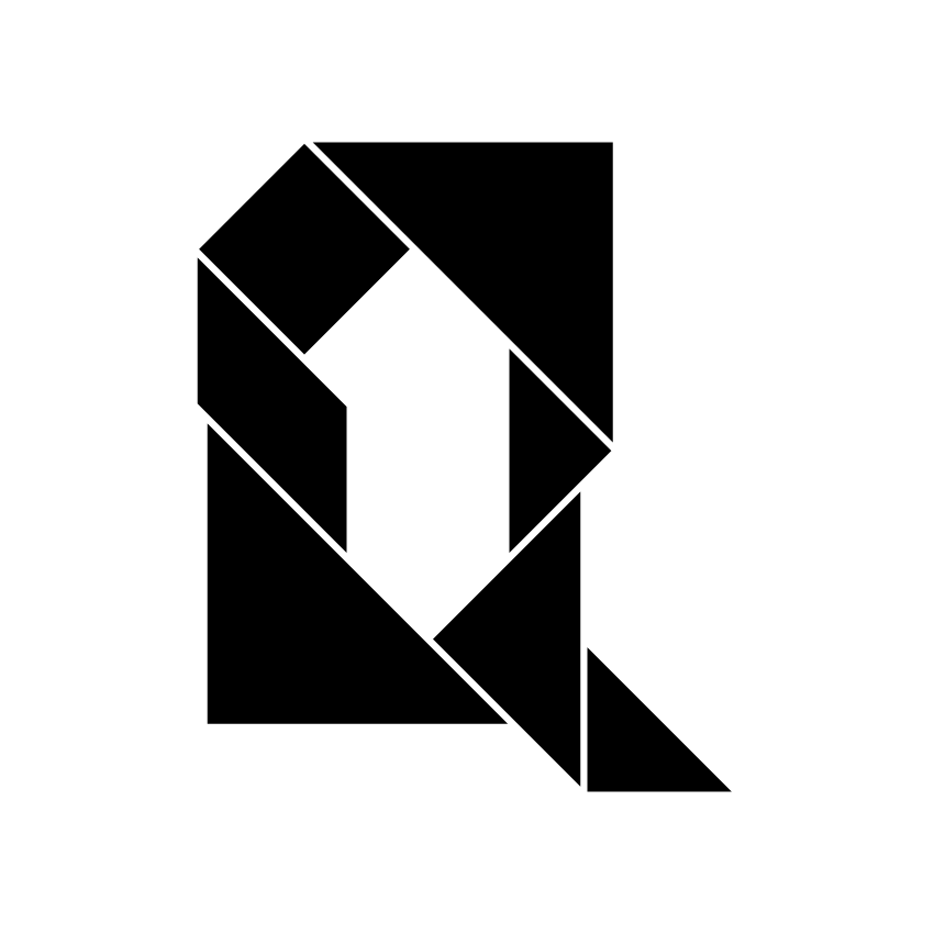 Letra Q Tangram Solución