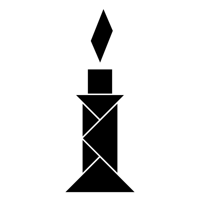 Vela Tangram Solución