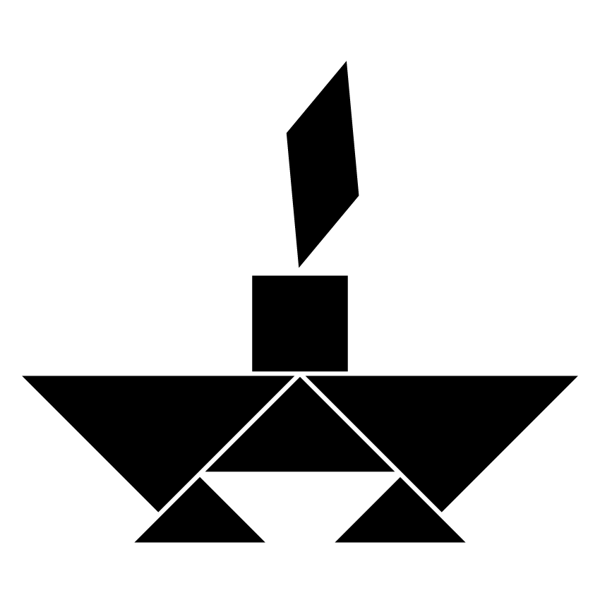Vela Tangram Solución