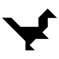 Velociraptor Tangram
