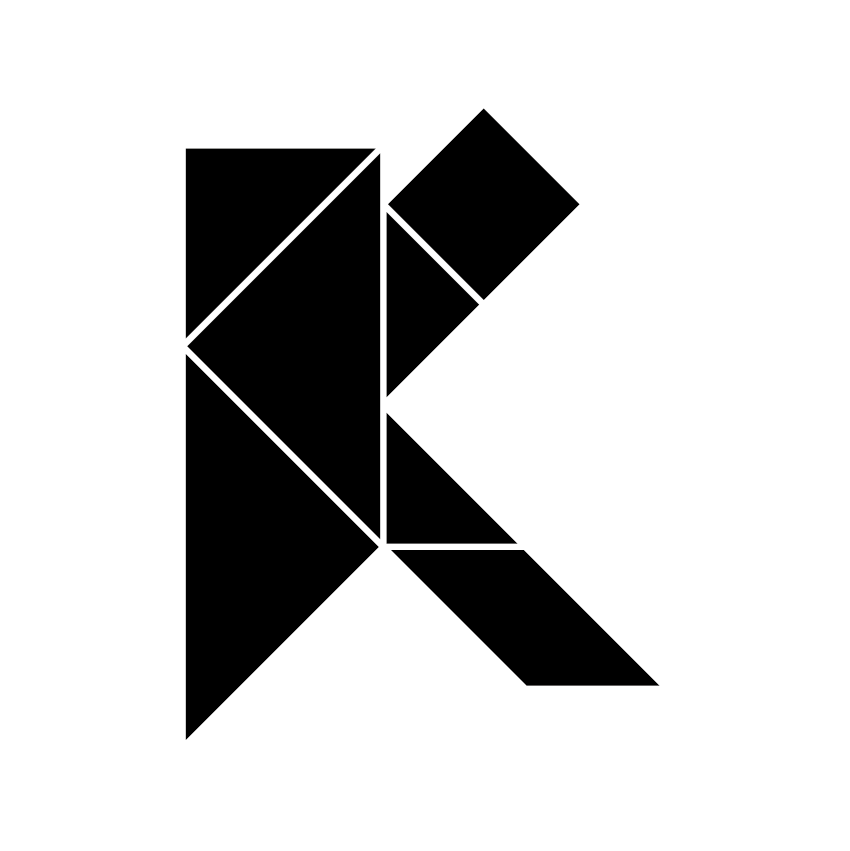 Tangram Letra K Solución