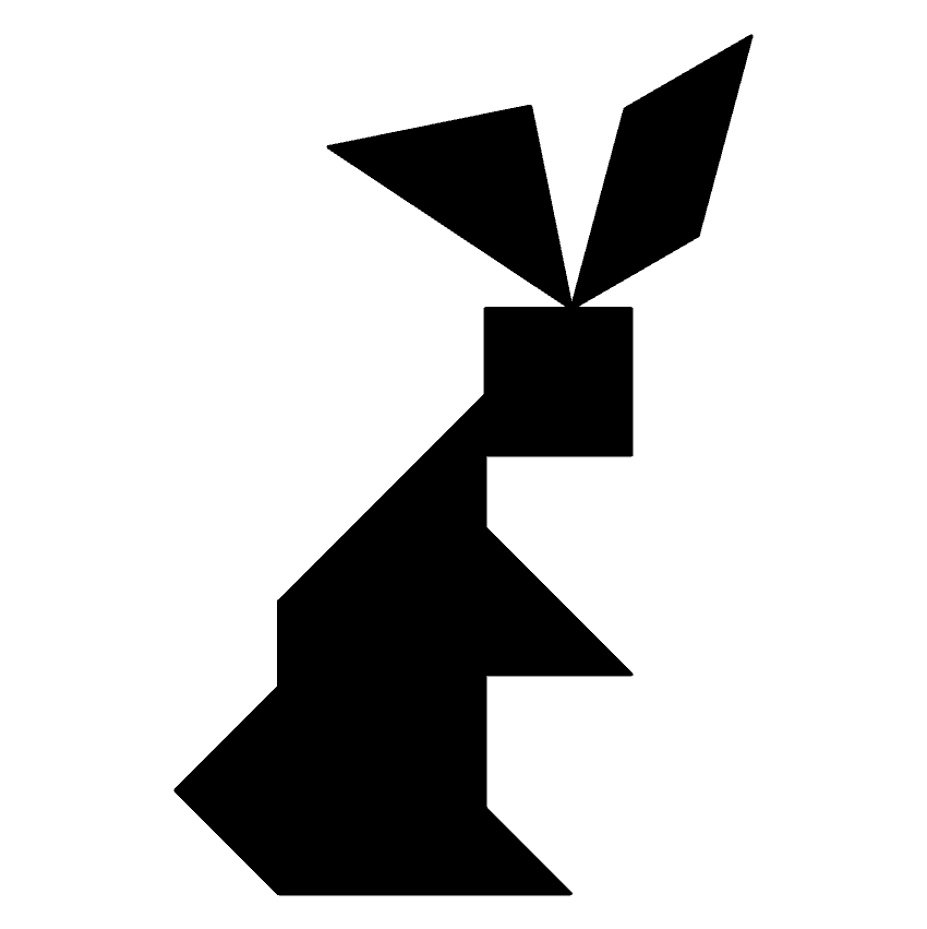 Conejo #2 Tangram