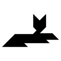 Gato Estirado #2 Tangram