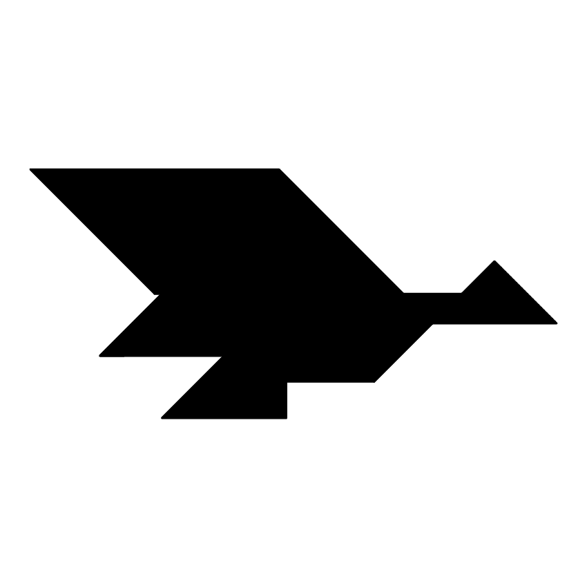 Pato Volando Tangram