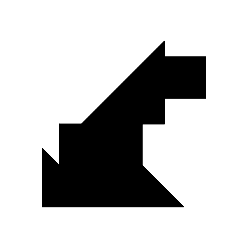 Perro Sentado Tangram